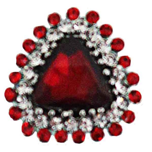 Wholesale 3815 - Small Diameter Magnetic Brooches 400 - Red - .75