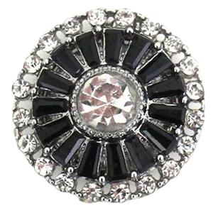 3815 - Small Diameter Magnetic Brooches 402 - Black - .75