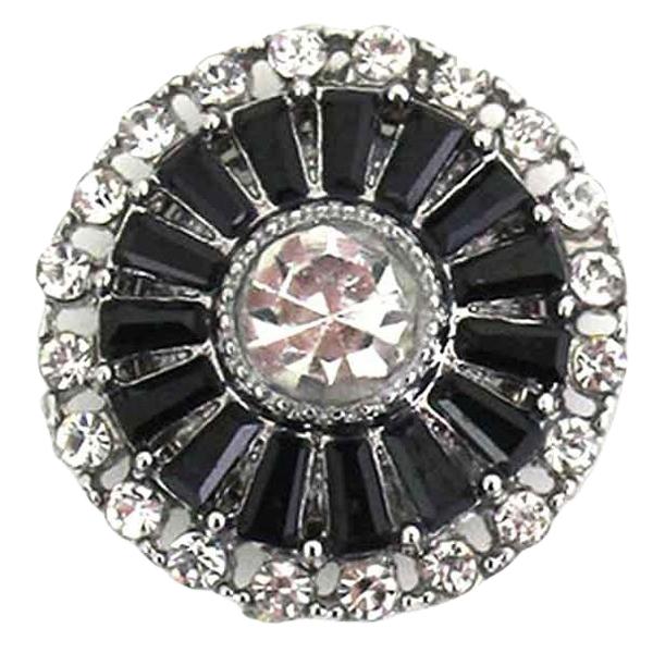 Wholesale 3815 - Small Diameter Magnetic Brooches 402 - Black - .75