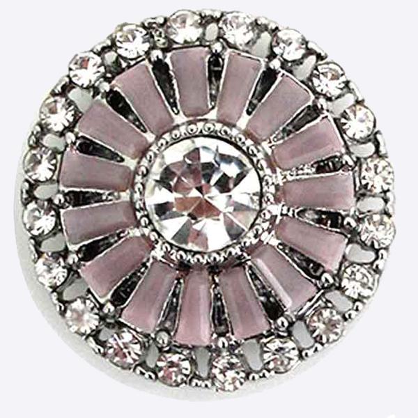Wholesale 3815 - Small Diameter Magnetic Brooches 402 - Pink - .75