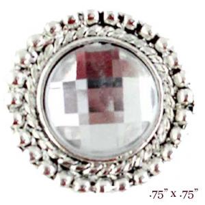 3815 - Small Diameter Magnetic Brooches 331CL - Clear
 - .75