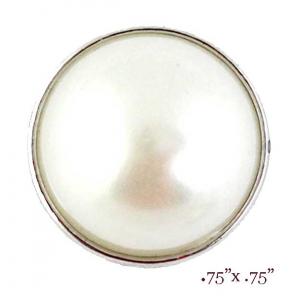 3815 - Small Diameter Magnetic Brooches 337WH - White - .75