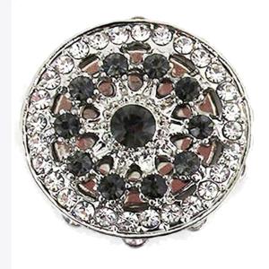 3815 - Small Diameter Magnetic Brooches 330BK - Black - .82