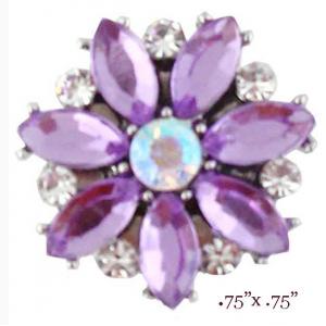 3815 - Small Diameter Magnetic Brooches 335PU<br>
Purple
 - .75