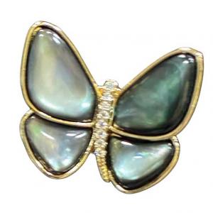 3815/T - Small Diameter Magnetic Brooches 104 - Butterfly - .75