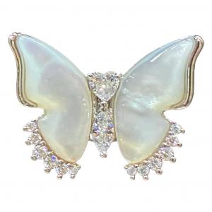 3815/T - Small Diameter Magnetic Brooches 106 - Butterfly - .75
