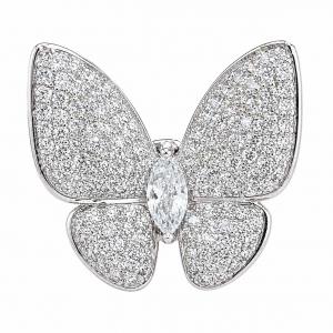 3815/T - Small Diameter Magnetic Brooches 105 - Butterfly - .75