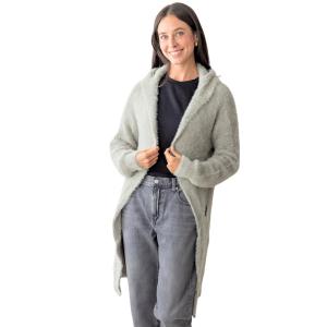 Wholesale Autumn Capes - 3818/10035/3352/3759/5114/5117/5121 5121 - Sage<br>
Cozy Cardigan with Pockets - One Size Fits Most
