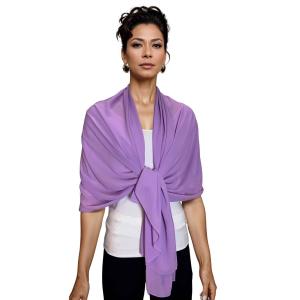 Wholesale 3837 -  Georgette Dress Shawls Lilac<br>
Georgette Shawl - 27