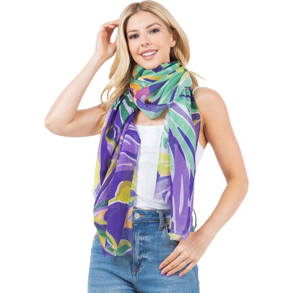 Wholesale 3861 - Assorted Cotton Feel Summer Scarves 4281-01
Abstract Pattern Scarf - 33