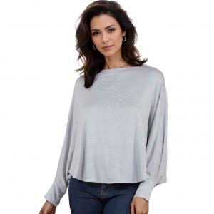 1818  - Poncho with Sleeves 1818 - Silver<br>
Poncho with Sleeves - One Size Fits Most