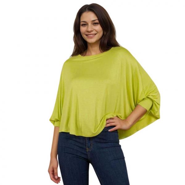 wholesale 1818  - Jersey Poncho with Sleeves Leaf Green<br>
Poncho with Sleeves - One Size Fits Most