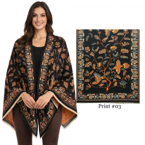 wholesale 3914/T - Silk Blend Scarves/Shawls #03 - 