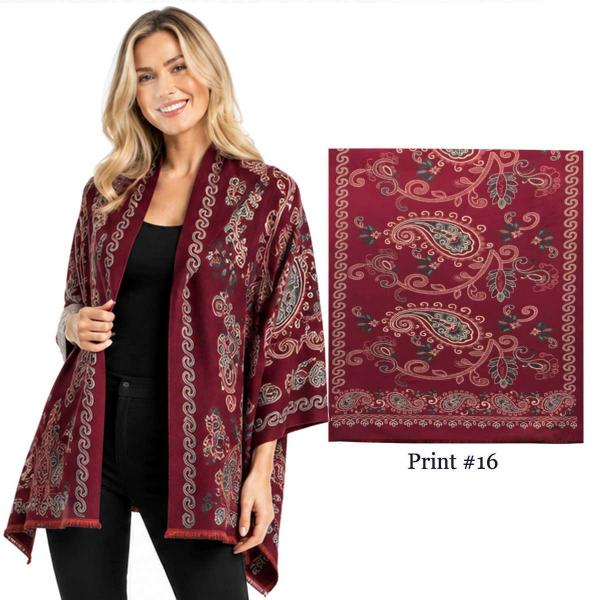 wholesale 3914/T - Silk Blend Shawls #16 - 