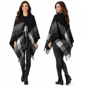 3920/T - Plaid Loop Capes #16 - 