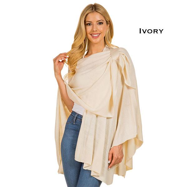 wholesale Colors for Easter 4213 Pull Thru Wrap - Ivory - One Size Fits Most