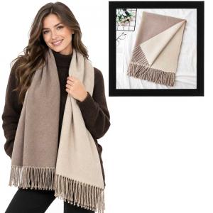 1689 - Double Sided Cashmere Feel Shawls #02
 - 26