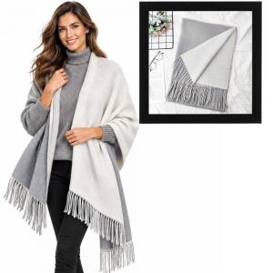 1689 - Double Sided Cashmere Feel Shawls #14 - 26