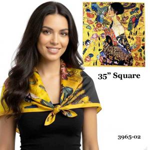 3965 - Art Design Square Scarves #02<br>
20 6.30 - 35