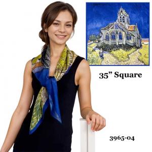 3965 - Art Design Square Scarves #04<br>
20 6.30 - 35