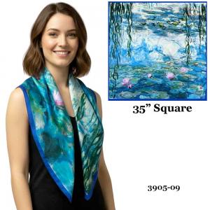 3965 - Art Design Square Scarves #09
 - 35