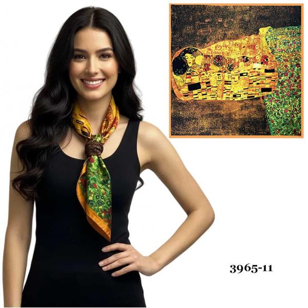 wholesale 3965 - Art Design Square Scarves #11 - 35