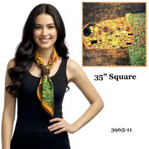 3965 - Art Design Square Scarves #11<br>
20 6.30 - 35