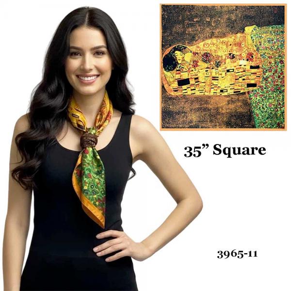 wholesale 3965 - Art Design Square Scarves #11 - 35