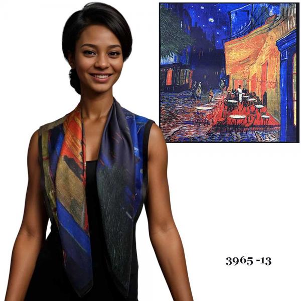 wholesale 3965 - Art Design Square Scarves #13 - 35
