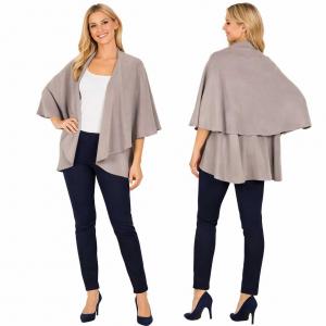 273 - Mid-Weight Round Capes Light Grey - One Size Fits Most