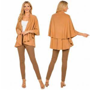 273 - Mid-Weight Round Capes Tan - One Size Fits Most