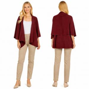 273 - Mid-Weight Round Capes Plum - One Size Fits Most