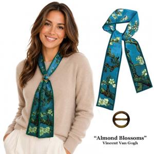 3975 - Art Design Multi Purpose Tie  #04<br>
Almond Blossoms<br>
Vincent Van Gogh - 48