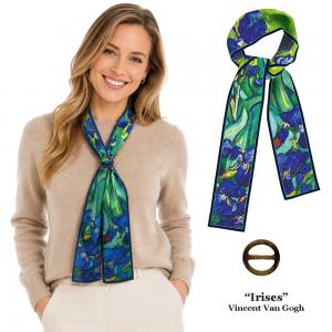 3975 - Art Design Multi Purpose Tie  #05<br>
Irises<br>
Vincent Van Gogh - 48