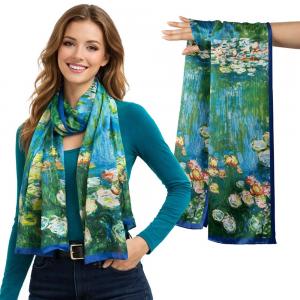 3978 - Double Layer Silk Satin Scarves #34 - 28