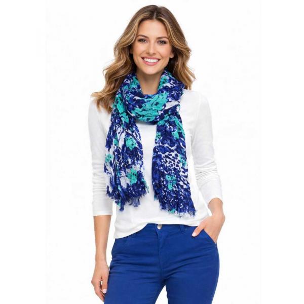 wholesale 3983 - Bohemian Style Scarves 1041 - Floral - Purple<br>
Bohemian Layer Scarves - 
