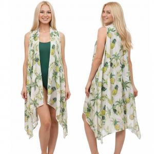 3988 - Bathing Suit Cover-Ups #1C38 - Green Pineapple - 