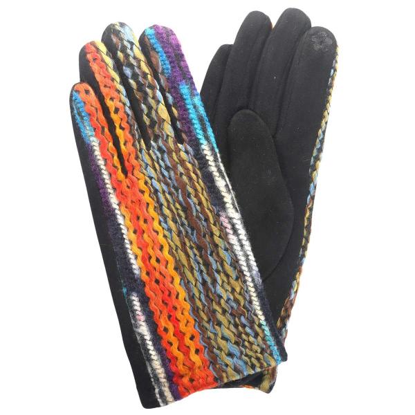 wholesale 3890 - Embroidered Gloves M3/02 - 