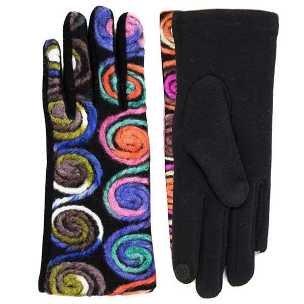 wholesale 3890 - Embroidered Gloves M4/04 - 