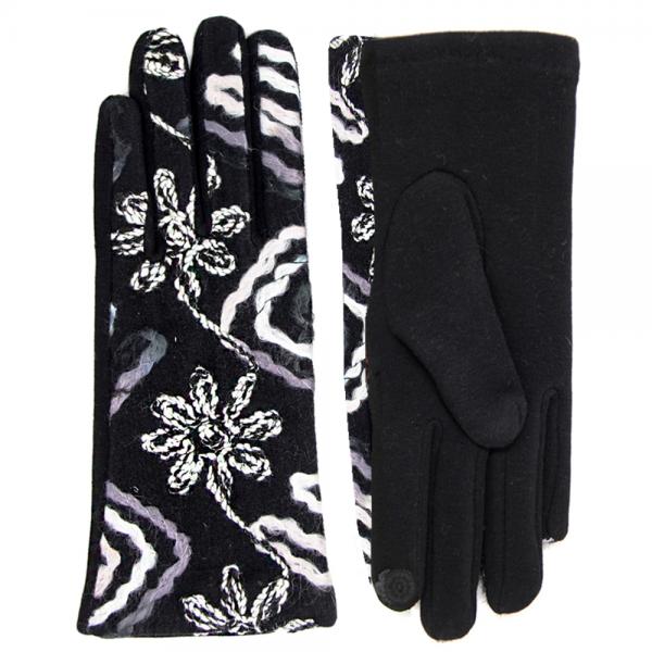 wholesale 3890 - Embroidered Gloves M5/01 - 