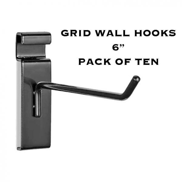 wholesale 410 - Display & Merchandising + Free Gift Offer Gridwall Hooks 6