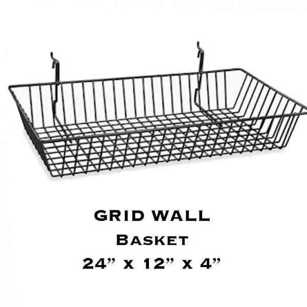 wholesale 410 - Display & Merchandising + Free Gift Offer Gridwall Basket 24