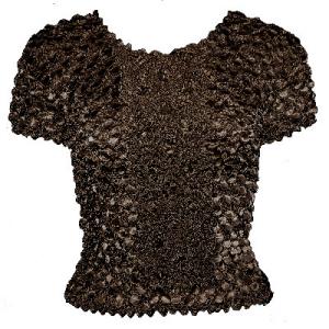 Wholesale 482 - Short Sleeve Coin Fishscale Tops Java - One Size Fits Most
