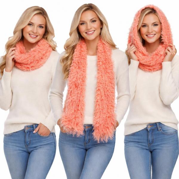 #49  Original Korean Moa Boa Magic Scarves  Tangerine  - 