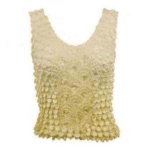 600 - Coin Fishscale - Tank Top Two-Tone Yellow Coin Fishscale - Tank Top - One Size Fits Most