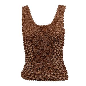 600 - Coin Fishscale - Tank Top Taupe - One Size Fits Most