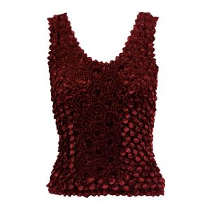 600 - Coin Fishscale - Tank Top Wine - One Size Fits Most