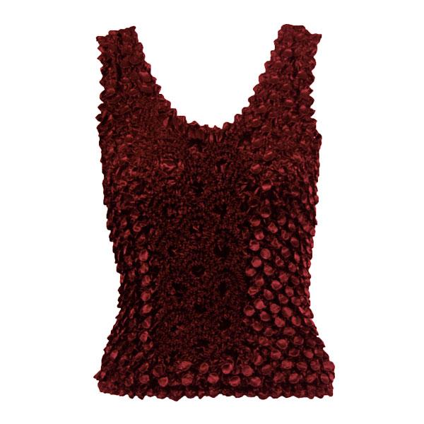 Wholesale 600 - Coin Fishscale - Tank Top Wine - One Size Fits Most