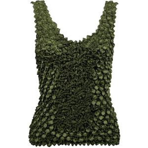 600 - Coin Fishscale - Tank Top Olive - One Size Fits Most