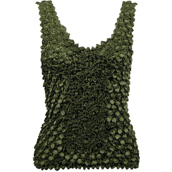 Wholesale 600 - Coin Fishscale - Tank Top Olive - One Size Fits Most